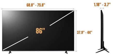 86 inches in meters